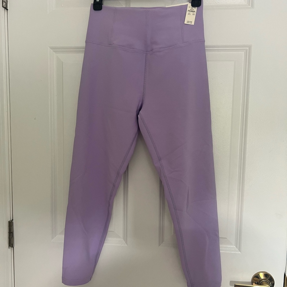 OFFLINE by Aerie Lavender Ribbed 7/8 length Leggings